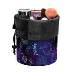 Reiki Energy Pattern Print Drawstring Makeup Bag