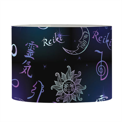 Reiki Energy Pattern Print Drum Lamp Shade