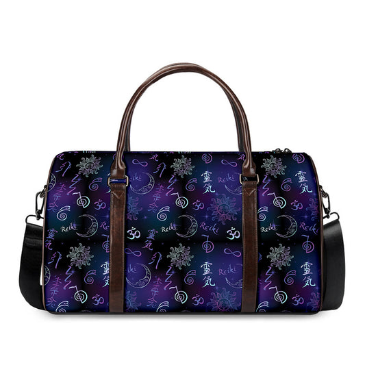 Reiki Energy Pattern Print Duffle Bag