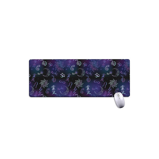 Reiki Energy Pattern Print Extended Mouse Pad