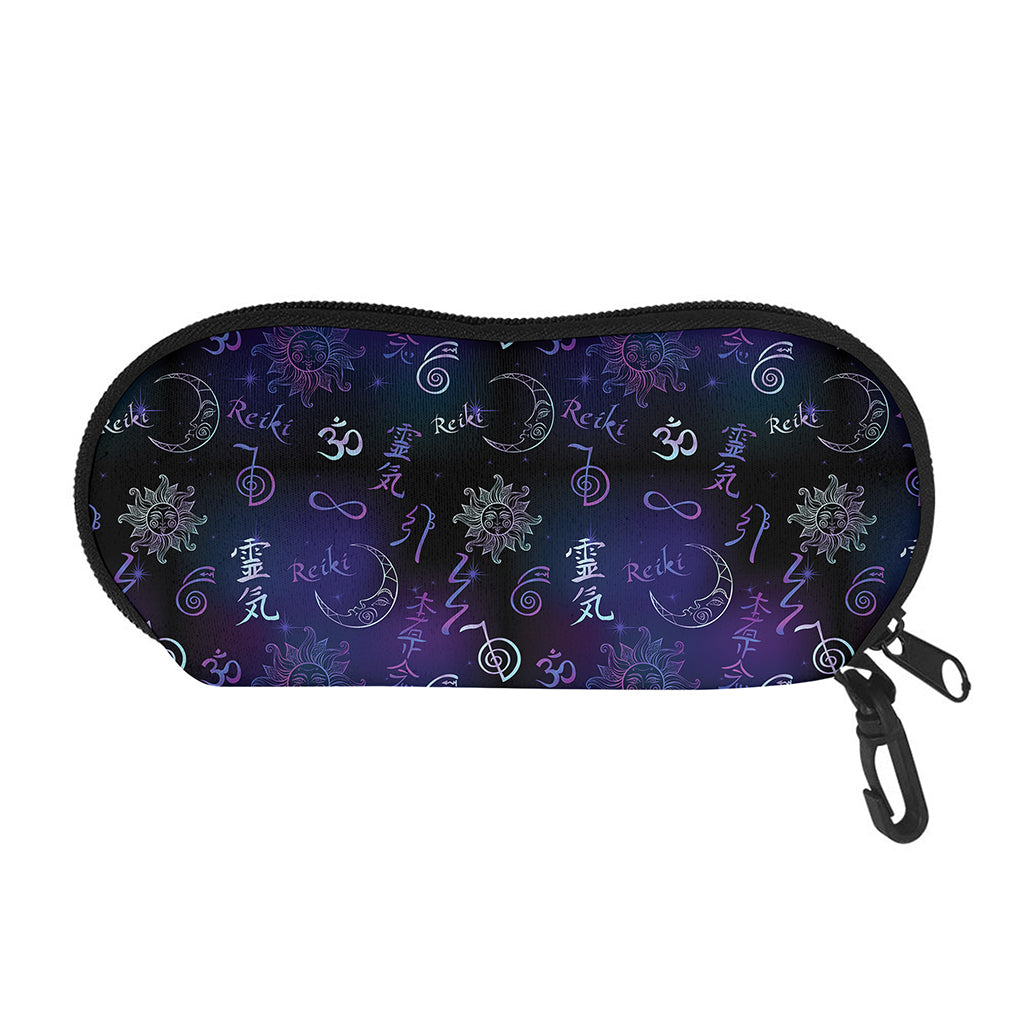 Reiki Energy Pattern Print Glasses Case