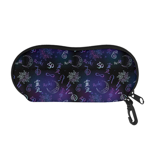 Reiki Energy Pattern Print Glasses Case