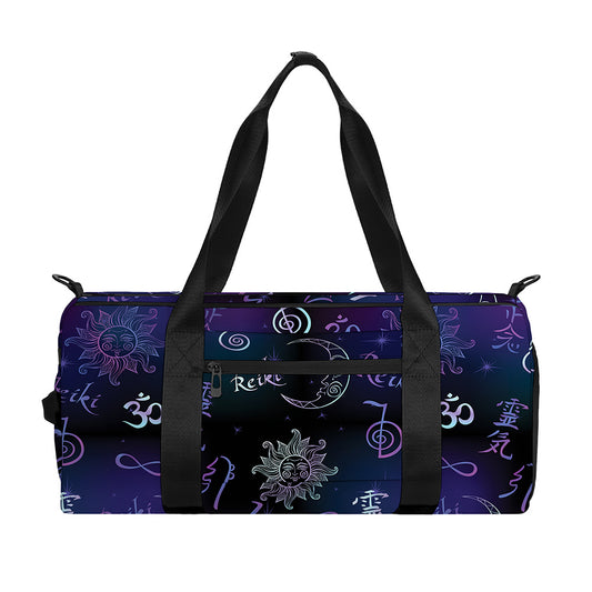 Reiki Energy Pattern Print Gym Bag