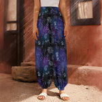 Reiki Energy Pattern Print Harem Pants