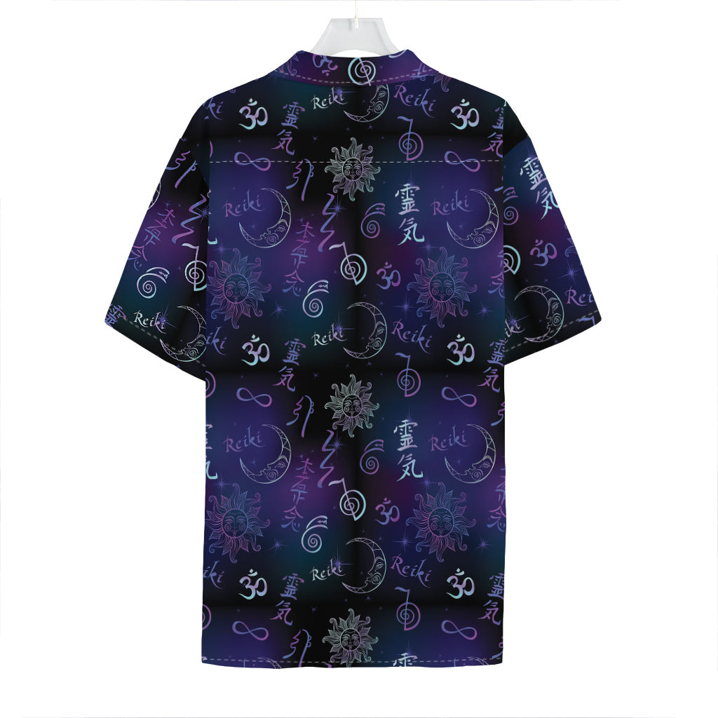 Reiki Energy Pattern Print Hawaiian Shirt