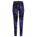 Reiki Energy Pattern Print High-Waisted Pocket Leggings