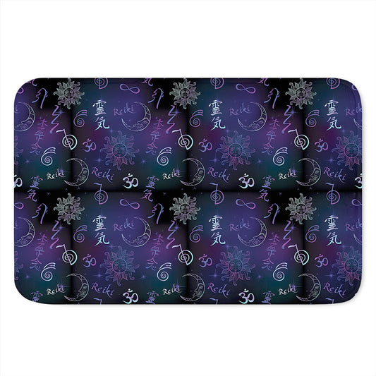 Reiki Energy Pattern Print Indoor Door Mat