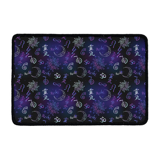 Reiki Energy Pattern Print Kitchen Mat