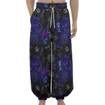 Reiki Energy Pattern Print Lantern Pants