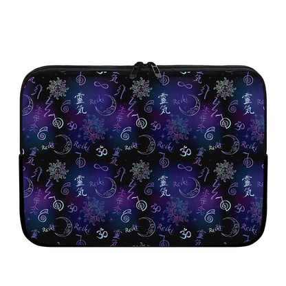 Reiki Energy Pattern Print Laptop Sleeve