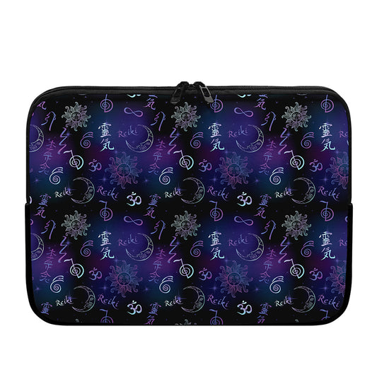 Reiki Energy Pattern Print Laptop Sleeve