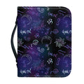 Reiki Energy Pattern Print Leather Bible Cover