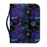 Reiki Energy Pattern Print Leather Bible Cover