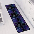Reiki Energy Pattern Print Long Kitchen Mat