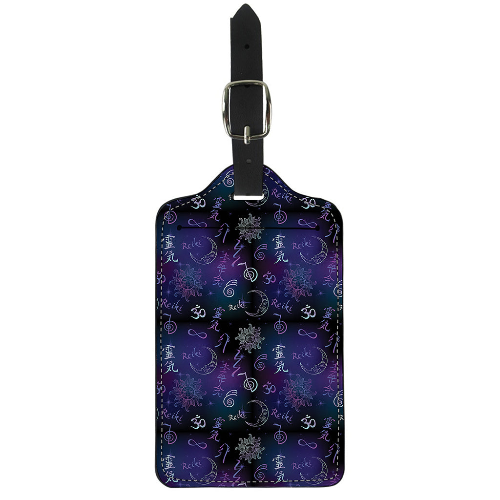 Reiki Energy Pattern Print Luggage Tag