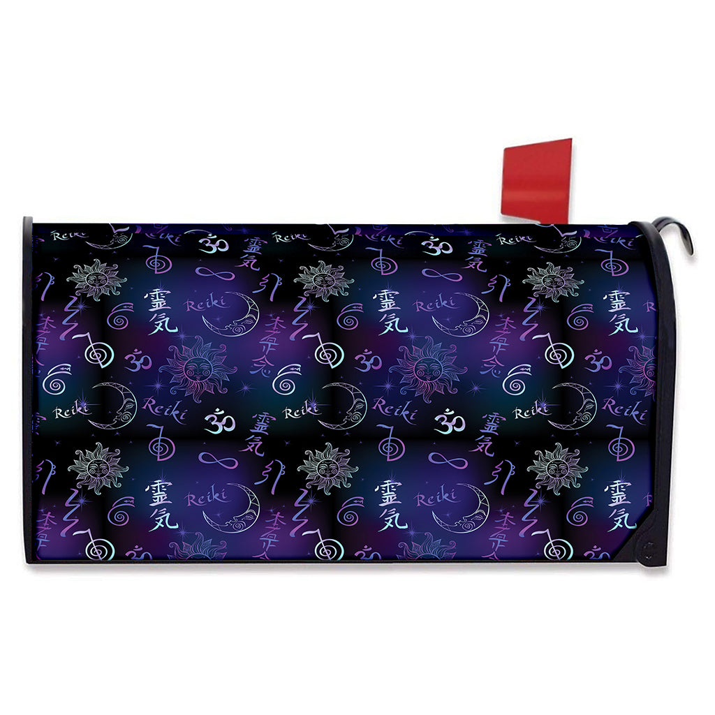 Reiki Energy Pattern Print Mailbox Cover