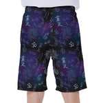 Reiki Energy Pattern Print Men's Beach Shorts