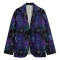 Reiki Energy Pattern Print Men's Blazer