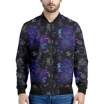 Reiki Energy Pattern Print Men's Bomber Jacket