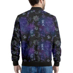 Reiki Energy Pattern Print Men's Bomber Jacket