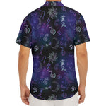 Reiki Energy Pattern Print Men's Deep V-Neck Shirt