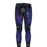 Reiki Energy Pattern Print Men's leggings