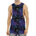 Reiki Energy Pattern Print Men's Muscle Tank Top