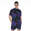Reiki Energy Pattern Print Men's Romper