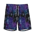 Reiki Energy Pattern Print Men's Athletic Shorts