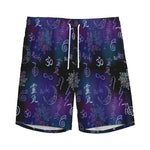 Reiki Energy Pattern Print Men's Sports Shorts