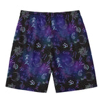Reiki Energy Pattern Print Men's Swim Trunks