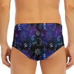 Reiki Energy Pattern Print Men's Triangle Swim Briefs