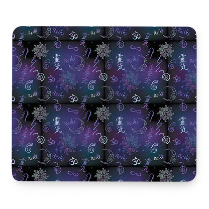 Reiki Energy Pattern Print Mouse Pad