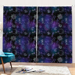 Reiki Energy Pattern Print Pencil Pleat Curtains
