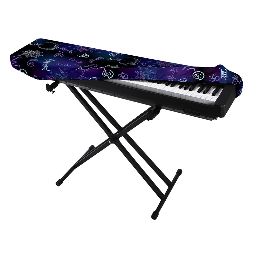 Reiki Energy Pattern Print Piano Keyboard Cover
