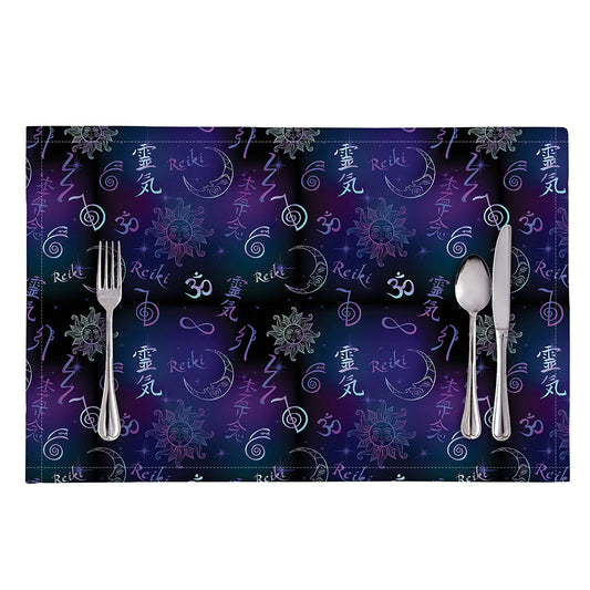 Reiki Energy Pattern Print Placemat