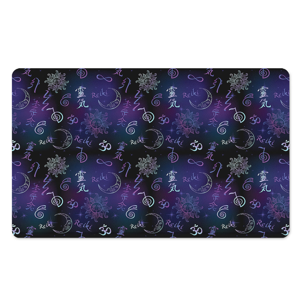 Reiki Energy Pattern Print Polyester Doormat