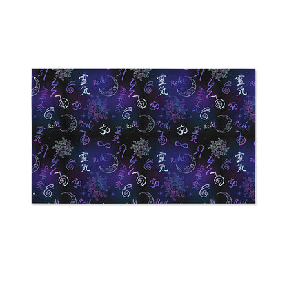 Reiki Energy Pattern Print Polyester Flag