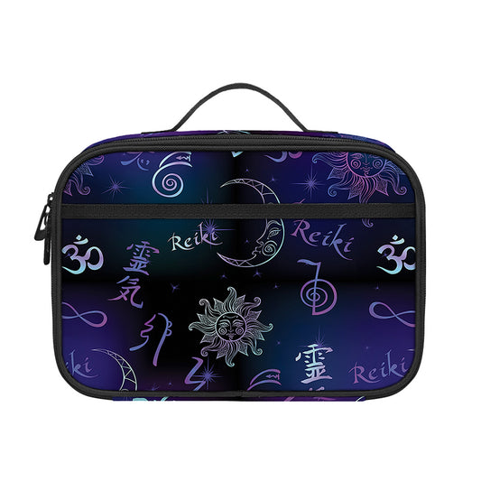 Reiki Energy Pattern Print Portable Lunch Bag