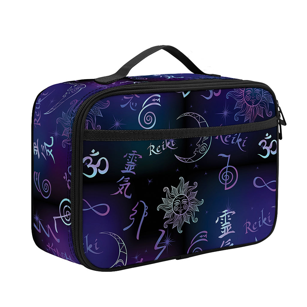 Reiki Energy Pattern Print Portable Lunch Bag