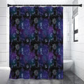 Reiki Energy Pattern Print Premium Shower Curtain