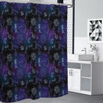 Reiki Energy Pattern Print Premium Shower Curtain
