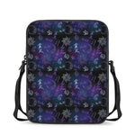 Reiki Energy Pattern Print Rectangular Crossbody Bag