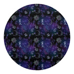 Reiki Energy Pattern Print Round Blanket