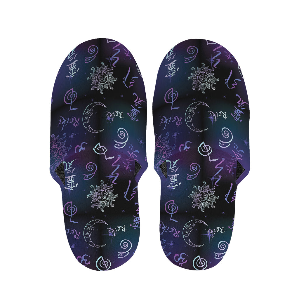 Reiki Energy Pattern Print Slippers