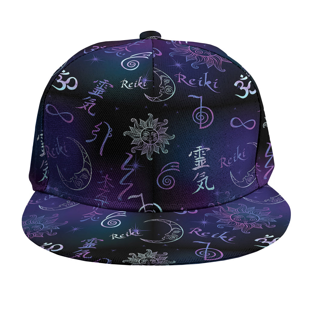 Reiki Energy Pattern Print Snapback Cap