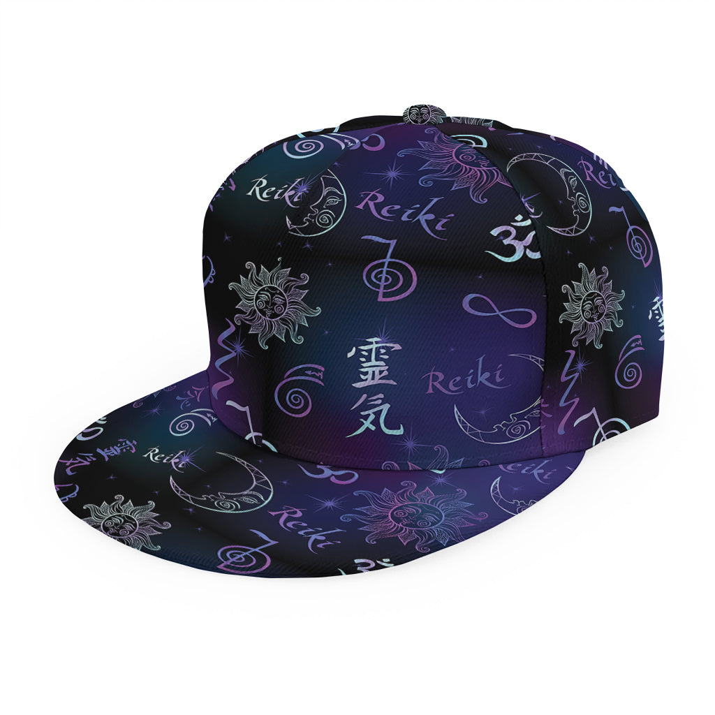 Reiki Energy Pattern Print Snapback Cap