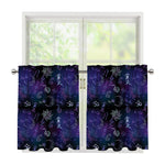 Reiki Energy Pattern Print Tier Curtains