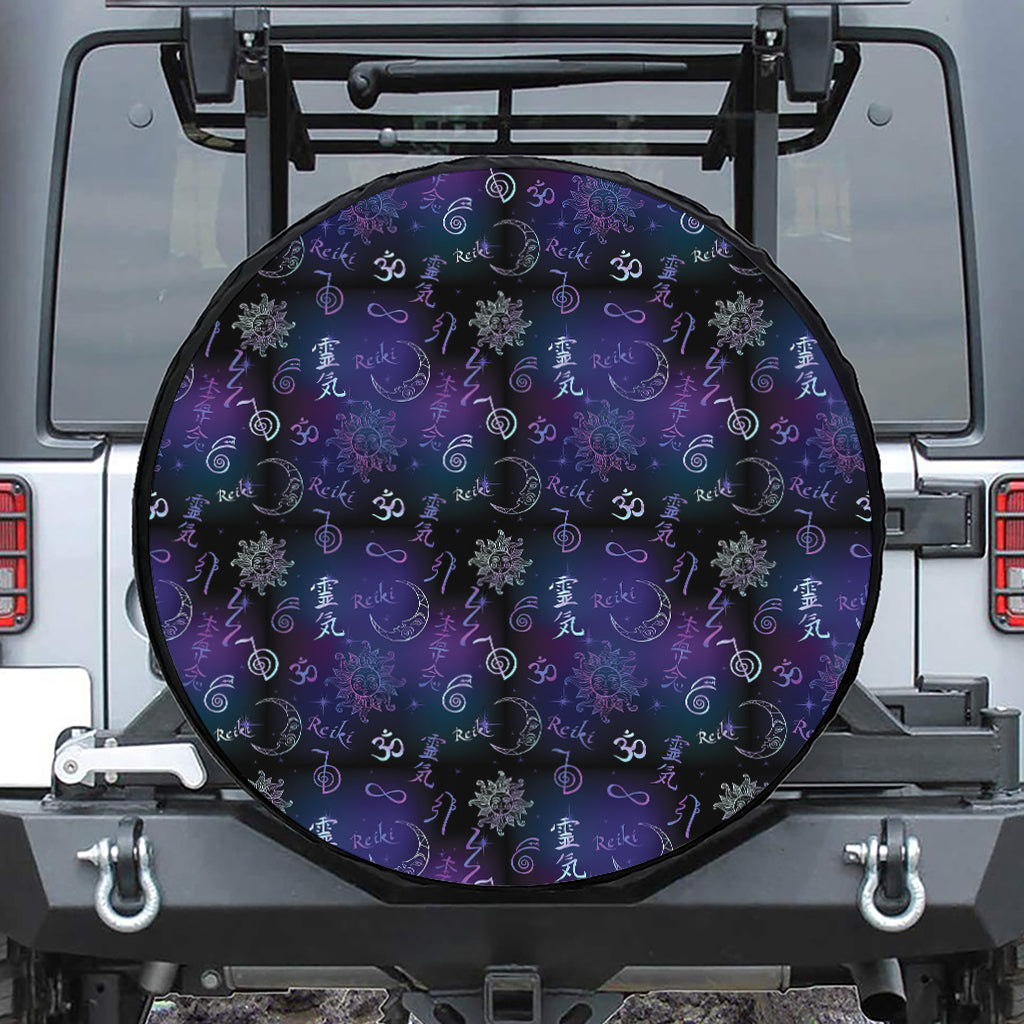 Reiki Energy Pattern Print Tire Cover