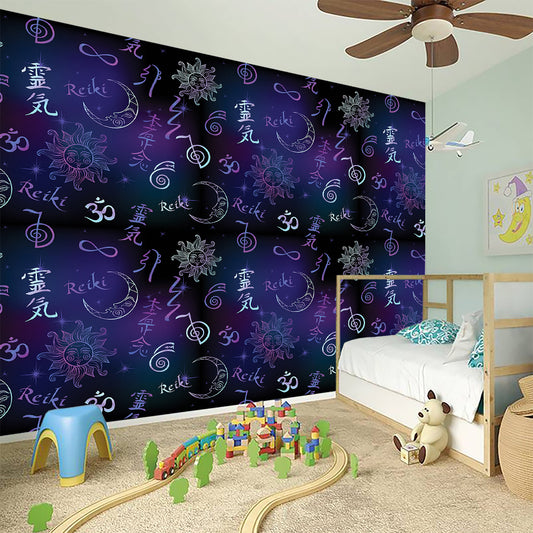 Reiki Energy Pattern Print Wall Sticker